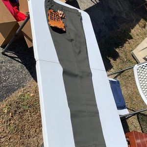 Vintage Big Ben Dead stock Wrangler straight leg  Work Pants. Size 33X32